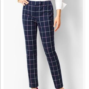 Talbots high waisted straight leg pants NWT